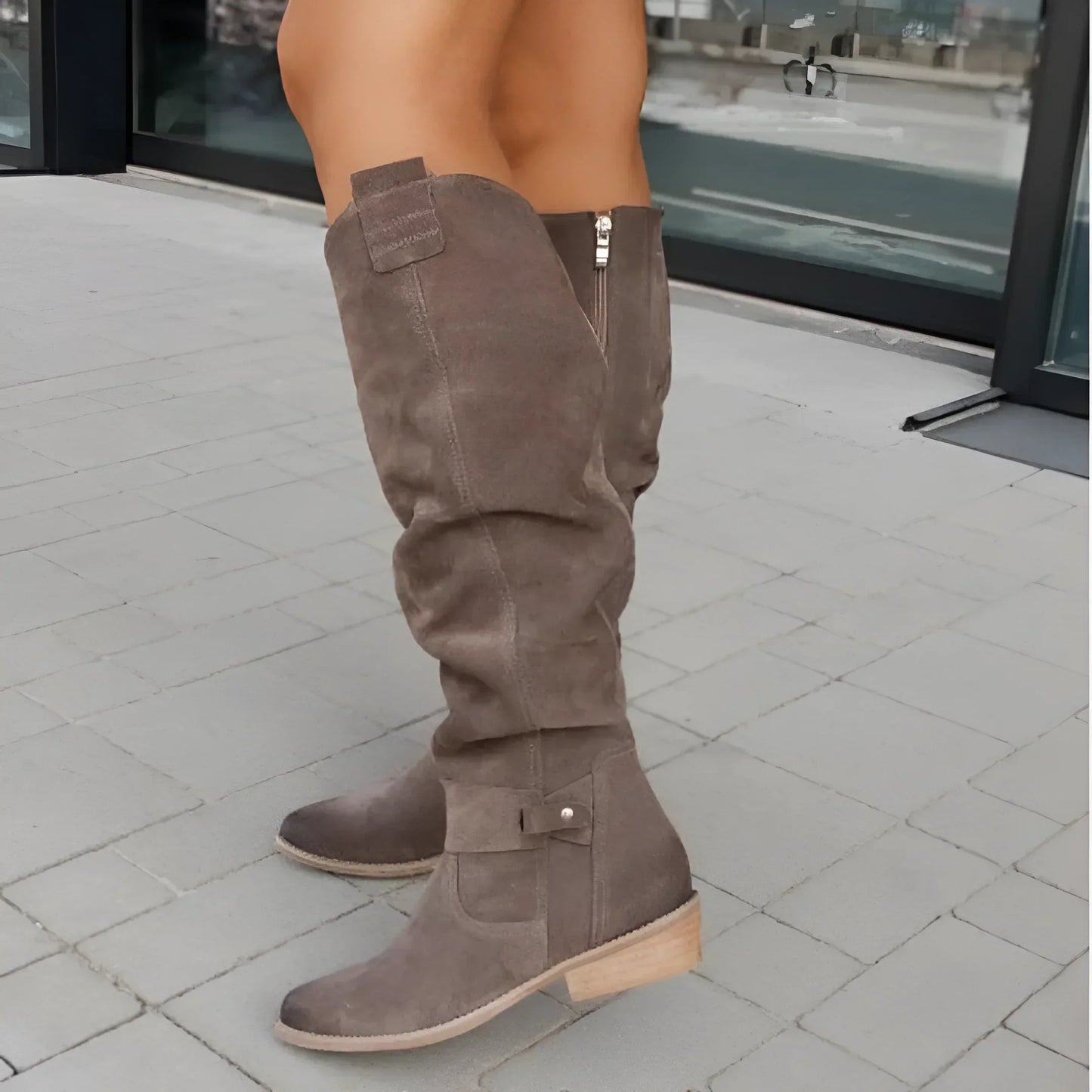 Mikaela™ | Suede Støvler